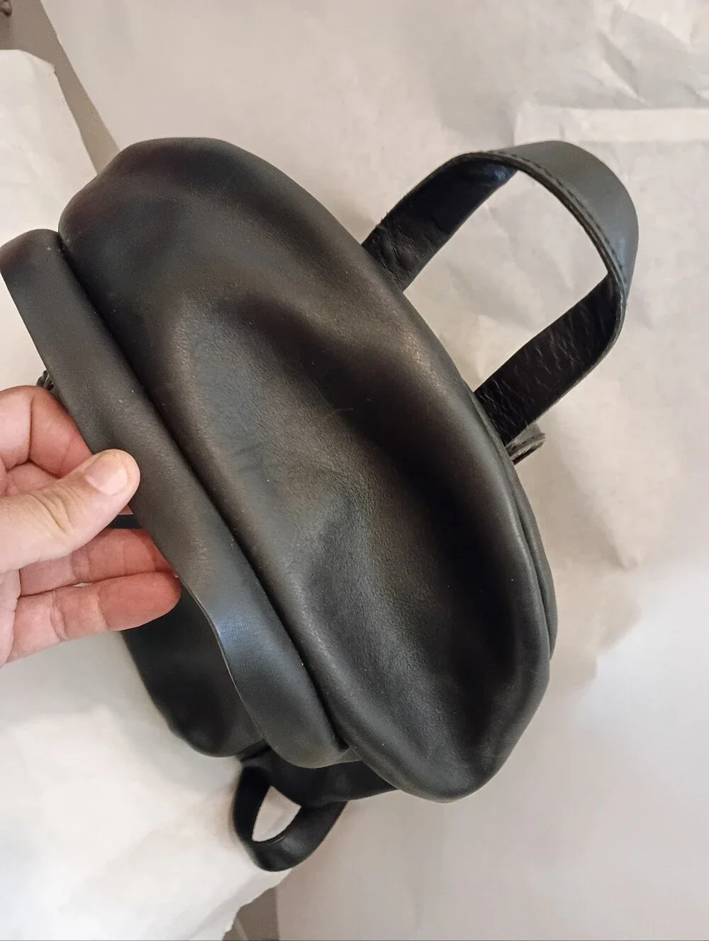 Madewell The Lorimer backpack, black leather